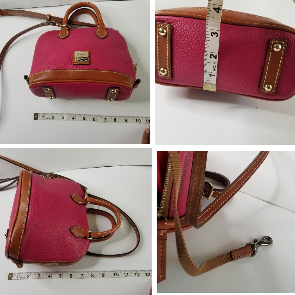 Dooney & Bourke Saffiano Leather Top Zip Crossbody Bag - Picture 7 of 10